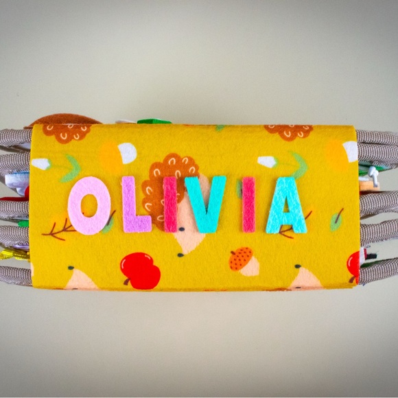 Personalized Felt Deer Quiet Book - Picture 2 of 8